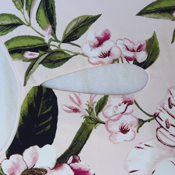 White House Black Market pink floral dress size 4 - Picture 4 of 12